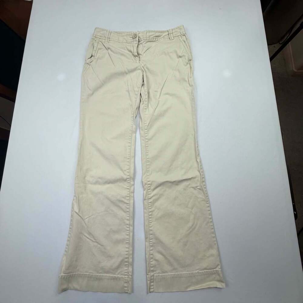 Ann Taylor Loft Marisa Pants Size 6 Khaki Tan Cotton Casual